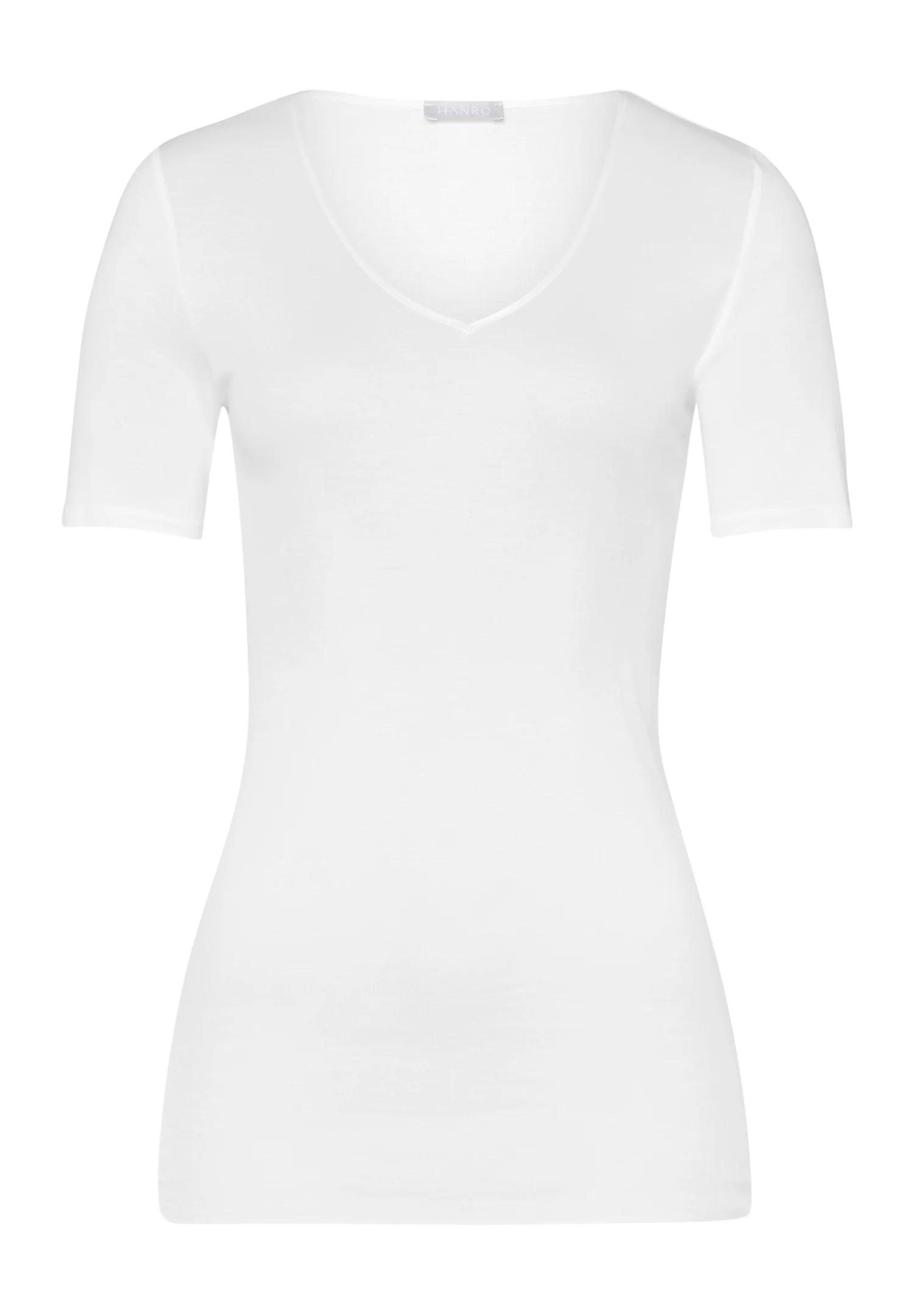 HANRO Cotton Seamless Short Sleeve Top