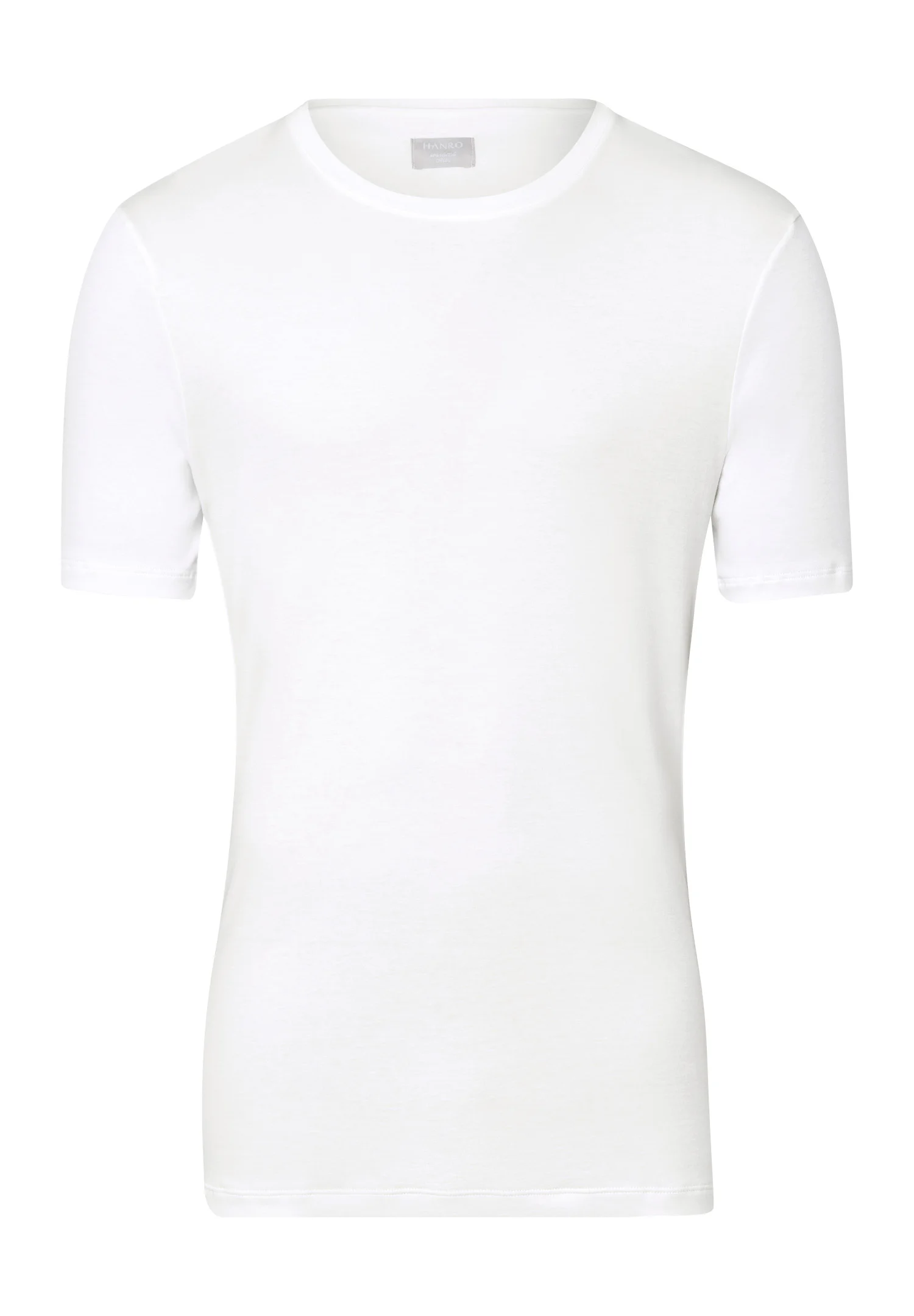 HANRO Sea Island Cotton Short Sleeve Crew-Neck