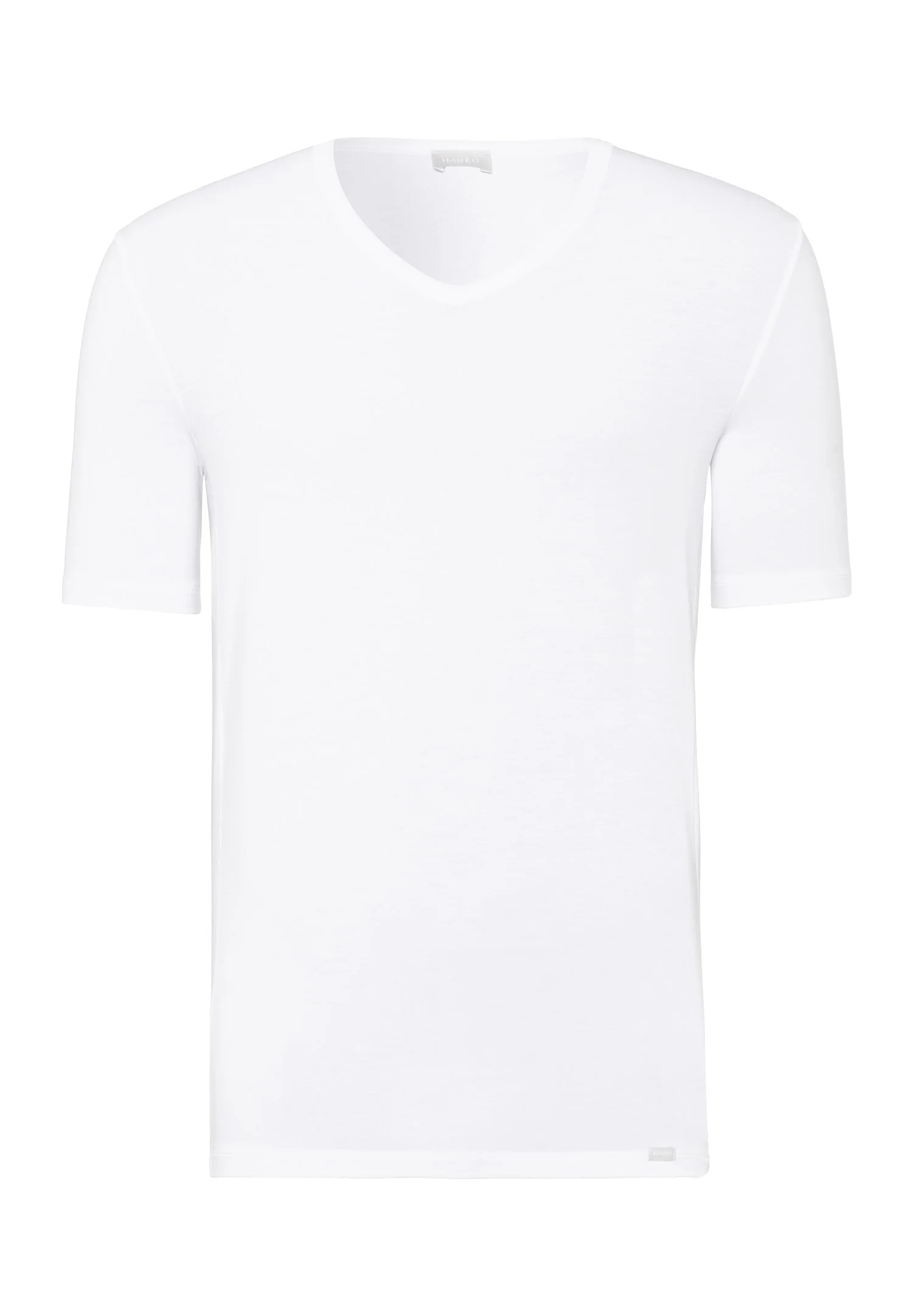 HANRO Natural Function Short Sleeve V-Neck Shirt