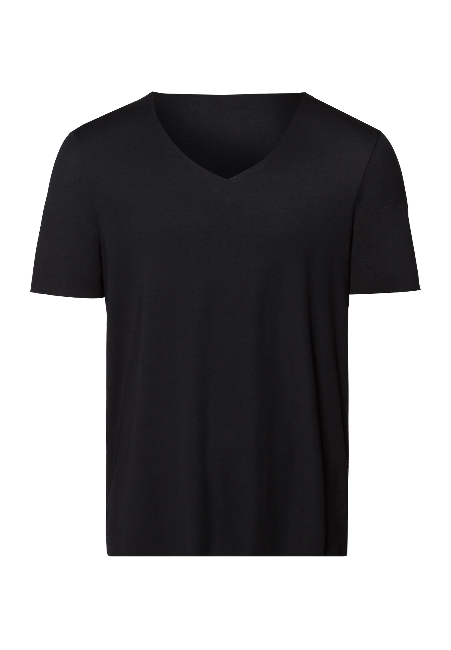 HANRO Clean Cut Short Sleeve V Neck Shirt