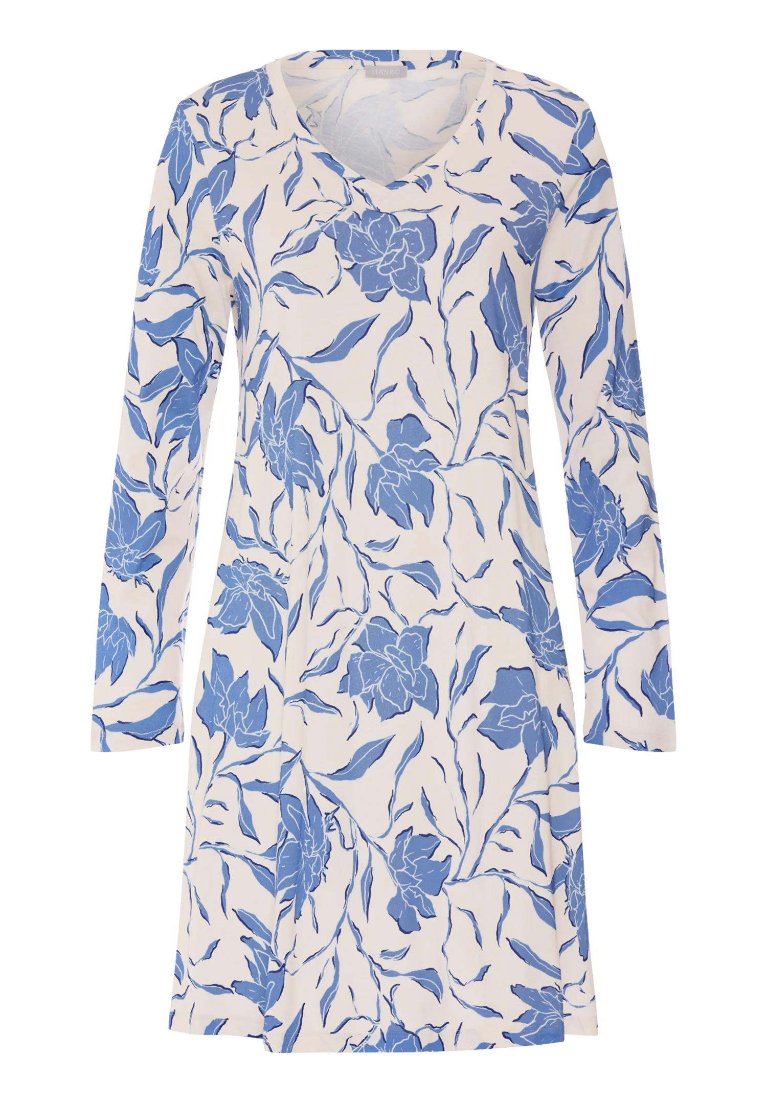 HANRO Sleep & Lounge L/Slv Nightdress 95Cm