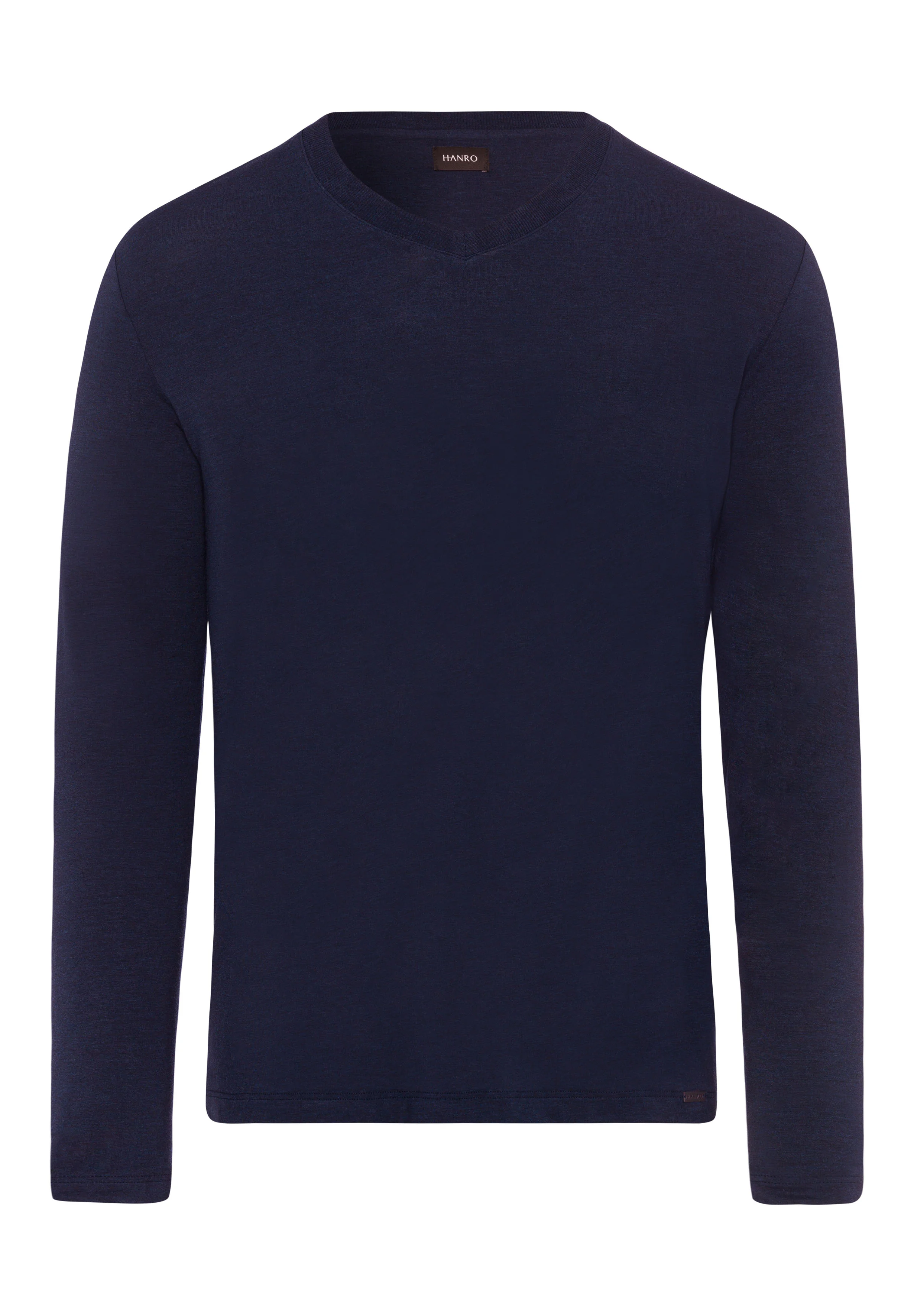 HANRO Casuals L/Slv Shirt V-Neck