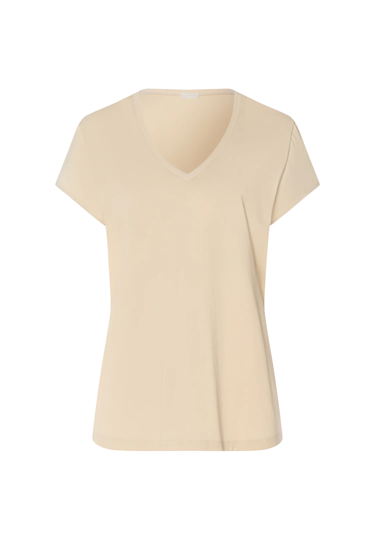 HANRO Natural Shirt S/SLV Shirt V-Neck
